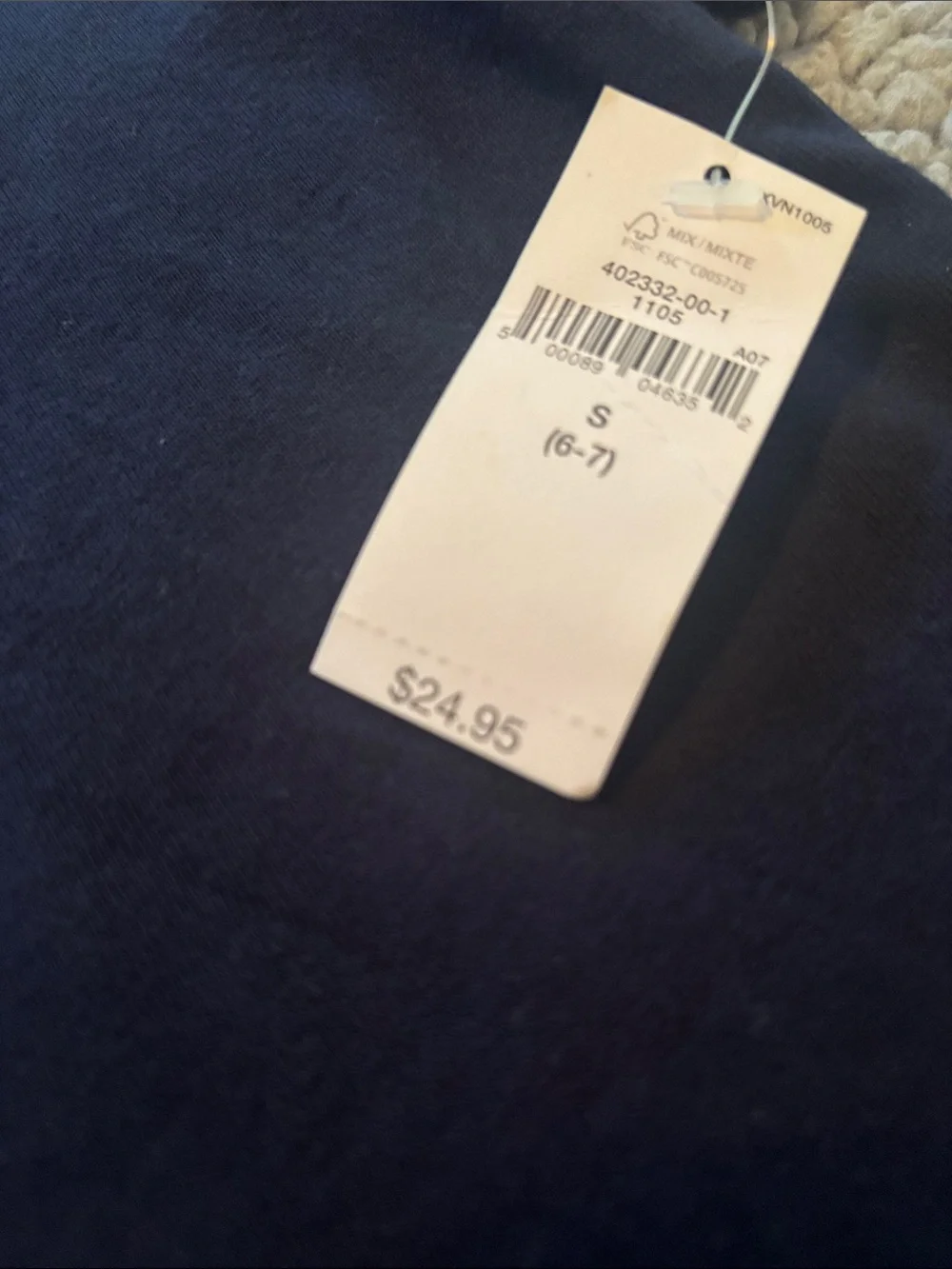 NWT GAP+Disney Navy Short-Sleeve Tee with Mickey Graphic organic cotton